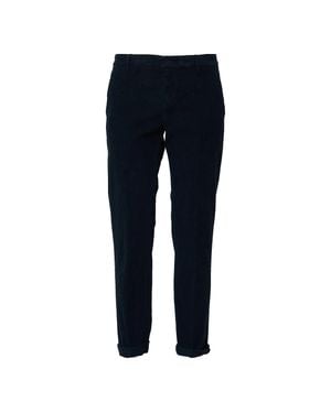 Dondup Relaxed Fit Needlecord Pants - Blue