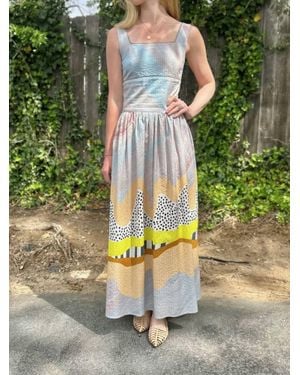 Conditions Apply Lakelynn Square Neck Maxi Dress - Green
