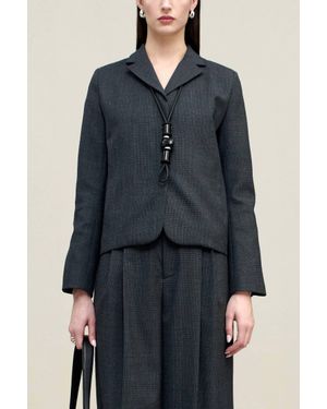 Kallmeyer Iman Shrunken Blazer - Blue