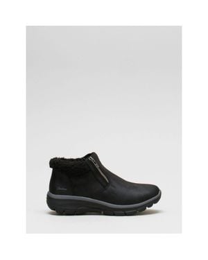 Skechers Easy Going Boots Lined Memory Foam Ankle Hawk468 - Black