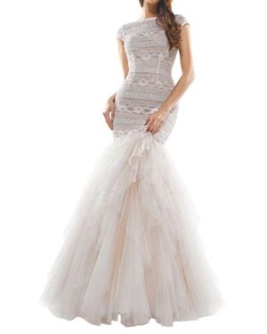 Colors Dress Boho Mermaid Gown - White