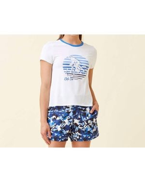 Krimson Klover Alia Short Sleeve Tee - Blue