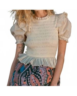 Cleobella Amelie Top - Gray