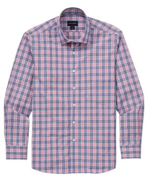 Scott Barber Bold Plaid Shirt - Purple