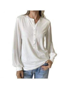 Six Fifty Janie Long Sleeve Top - Gray