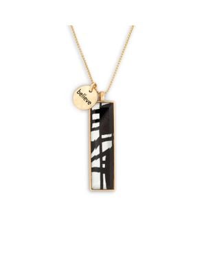 Demdaco Believe Artlifting Necklace - Metallic