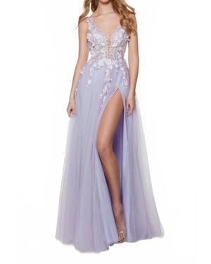 Alyce Paris Tulle Prom Dress - Purple