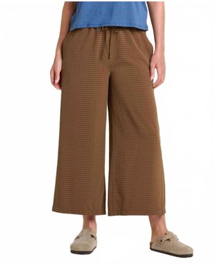 Toad & Co. Sunkissed Wide Leg Crop Pants - Brown