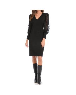 chinese dress ladies FINAL SALE ELLIE EMBROIDERED MIXED LACE DRESS main image 0