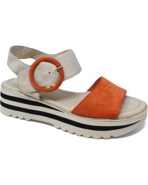 DJANGO & JULIETTE Harlows Platform Sandal - Brown