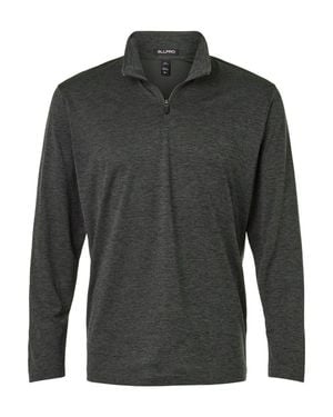 AllPro Performance Mlange Quarter-Zip Pullover - Gray
