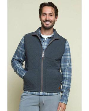 Fundamental Coast Maverick Full Zip Vest - Blue
