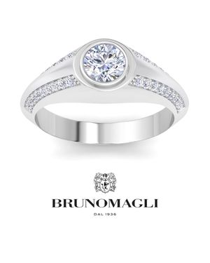 Bruno Magli 1 1/2 Carat Lab Grown Diamond Ring - White