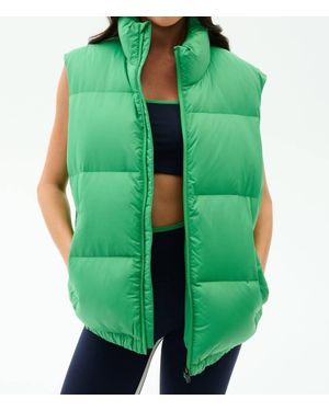 Splits59 Summit Nylon Puffer Vest - Green