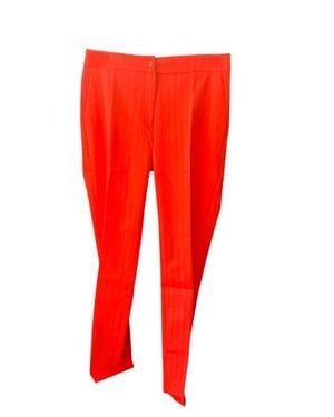 GAJE Straight Leg Pants - Red