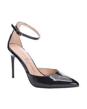 Chinese Laundry Dolly Point Toe Ankle Strap Stiletto Heels - Blue