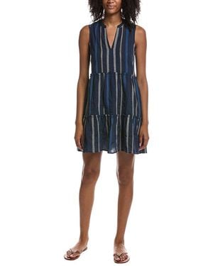 Michael Stars Annabelle Tiered Mini Dress - Blue