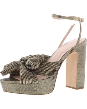 Loeffler Randall Bow Manmade Ankle Strap - Brown