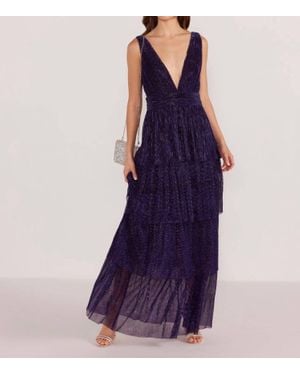 MINKPINK Midnight Sparkle Dress - Purple