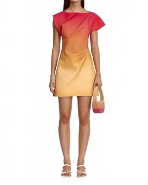 Acler Fencott Mini Dress - Orange