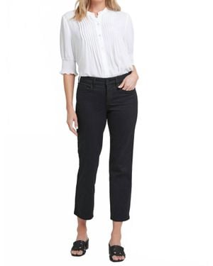 NYDJ Marilyn Straight Ankle Jeans - Gray