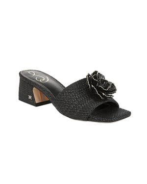 Sam Edelman Winsley Block Heel Slide Sandal - Black