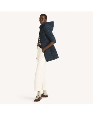 Nautica Long Puffer Jacket - Blue