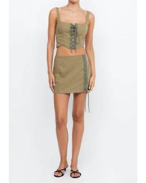 Bec & Bridge Remi Corset Top - Green