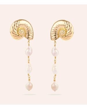 Mignonne Gavigan Concha Shell Drop Earring - Natural