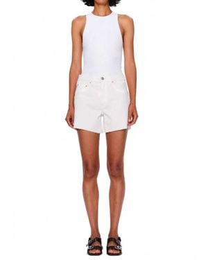 DL1961 Zoie Vintage Mid Rise Short - White