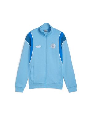 PUMA Big Kids' Manchester City Ftblarchive Track Jacket - Blue