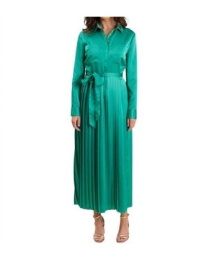 S'Edge Adair Long Sleeve Dress - Green