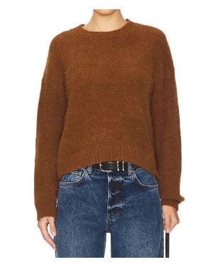 Bella Dahl Drop Shoulder Sweater - Brown