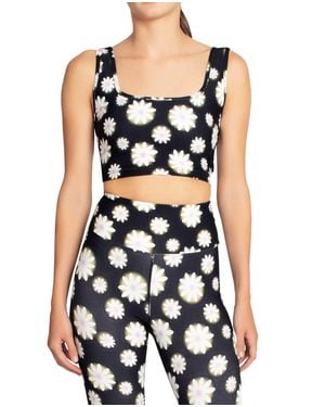 Nicole Miller Sports Bra Top - Black