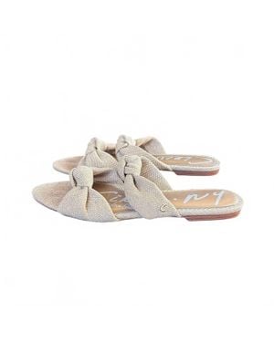 Circus by Sam Edelman Knotted Slide Flat Sandal - Natural