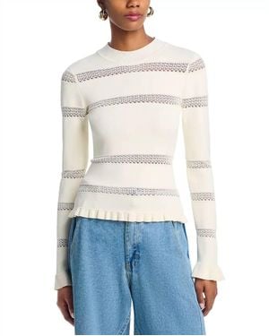 Sea Devon Knit Top - White