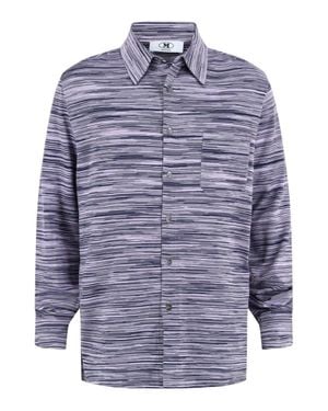 Missoni Slub Button-Up Shirt - Blue