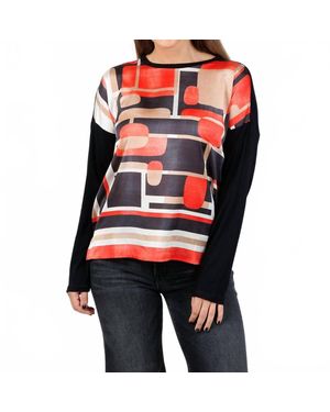 Tinta & Bariloche Emanuela Silky Crew Top - Red