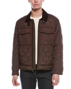 Cole Haan Diamond Quilt Short Jacket - Brown