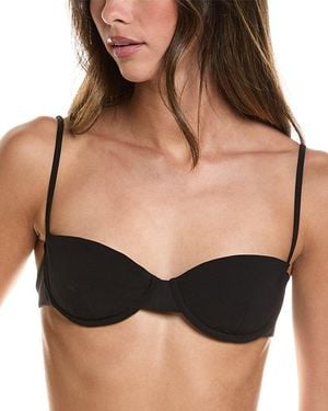 Anemos Balconette Underwire Bikini Top - Black