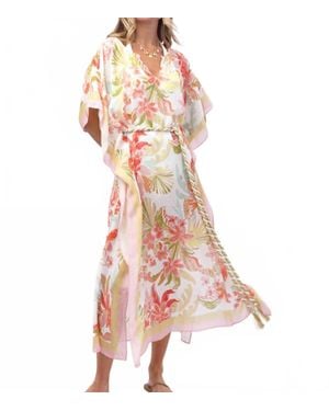 spartina 449 Edisto Beach Kaftan Dress - Pink