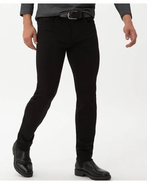 Brax Chuck Five-Pocket Jersey Jeans - Black