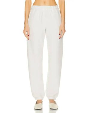 Leset Teddy Jogger - White