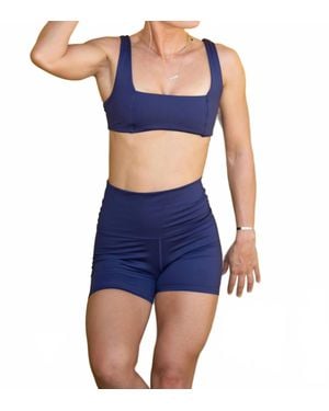 IMS Tori High Rise Short - Blue