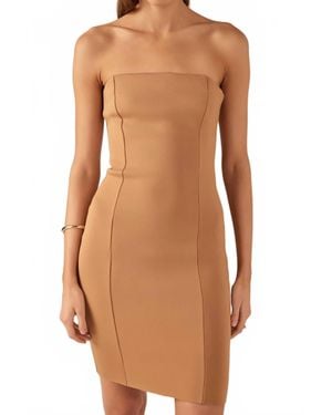 Endless Rose Strapless Dress - Brown