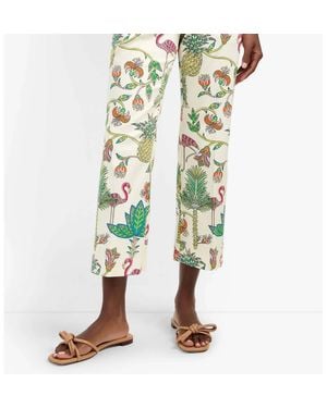 Trina Turk Lulu Cropped Pants - Green