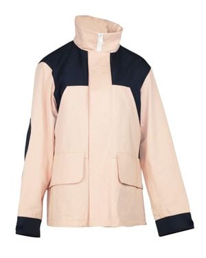 Acne Studios Nylon Paneled Jacket - Blue