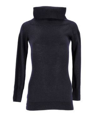 Iris & Ink Turtleneck Sweater - Blue