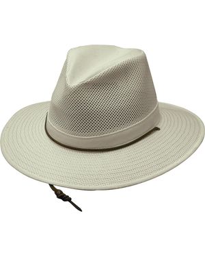 Henschel Polycotton Packable Mesh Breezer Safari Hat - Metallic