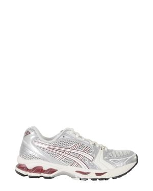 Asics Ivory/Cream Mesh Gel-Kayano Sneakers - White